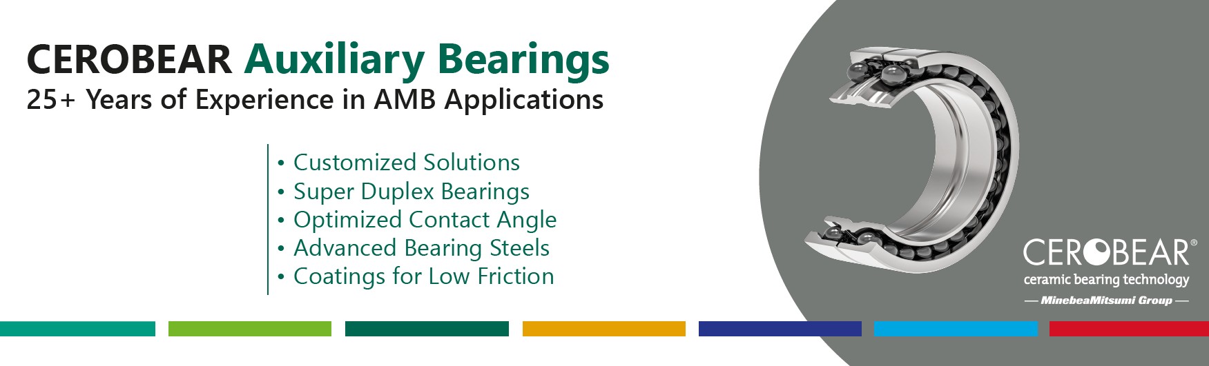 Cerobear auxiliary bearings